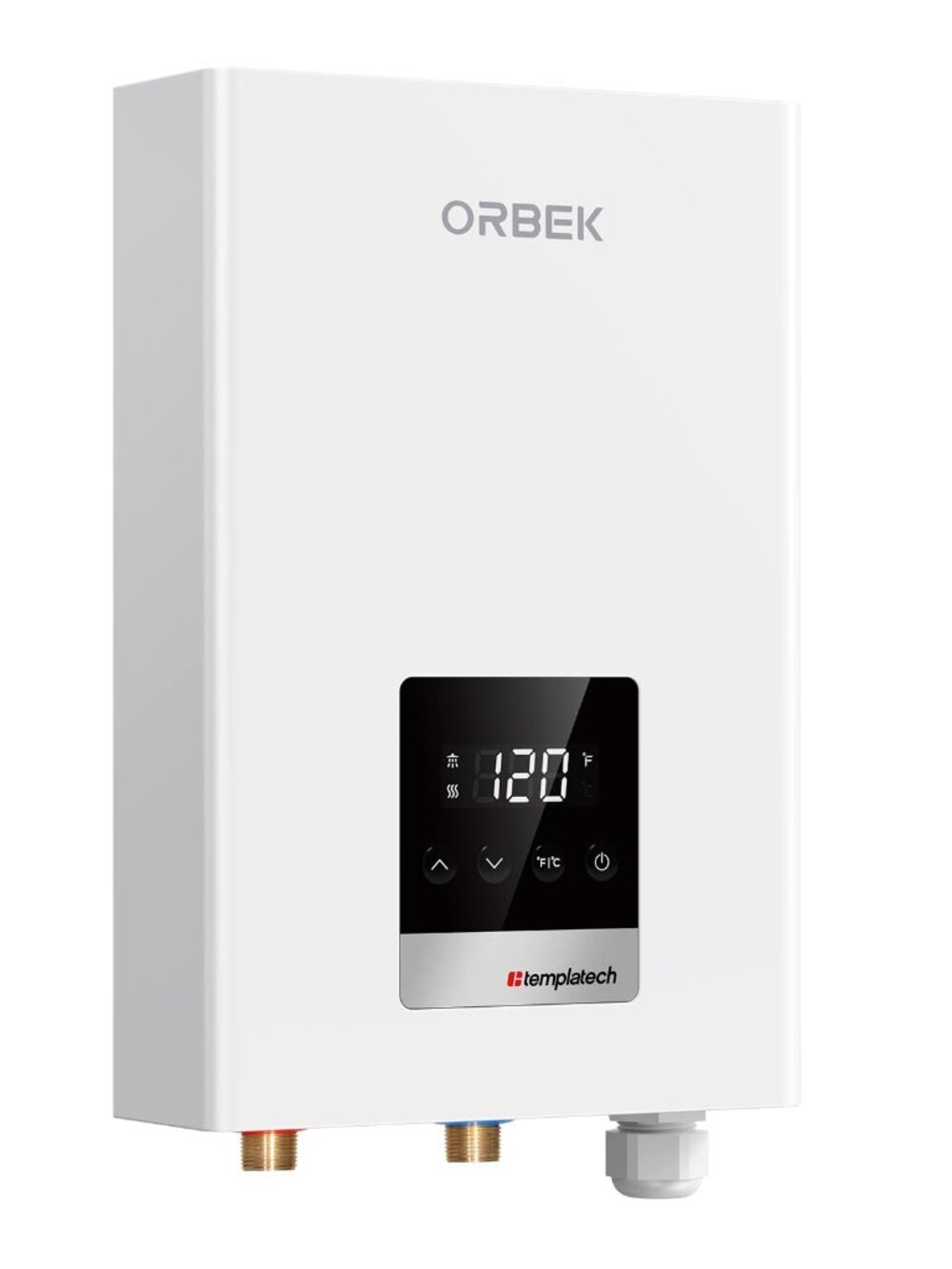 NEW Orbek 14kW Tankless Water Heater 240v On Max 3.38 GPM Overheat / 3s